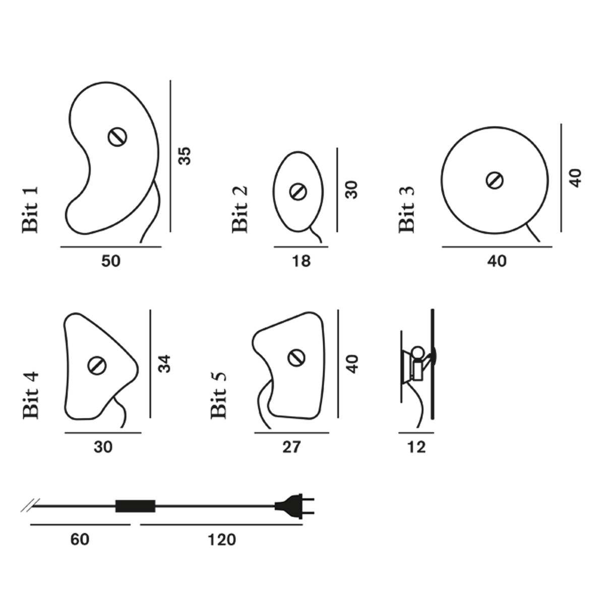 Foscarini Bit Parete