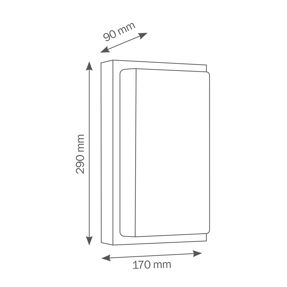 LCD Außenleuchten 048 Wandleuchte