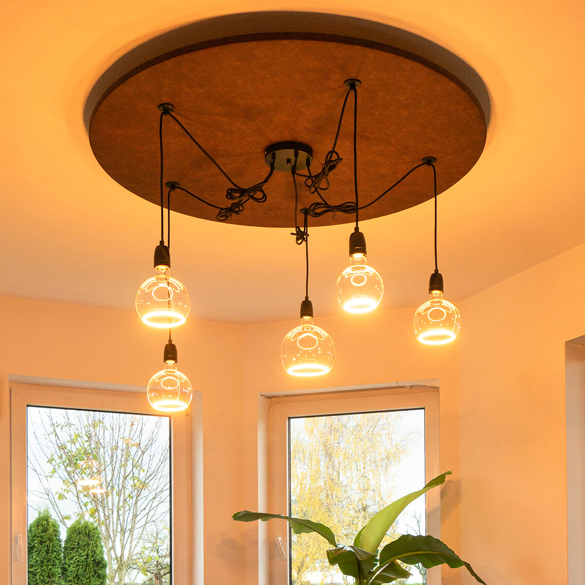 Segula LED Floating Globe 125 klar E27, 6,2 W, Dim-to-Warm, Ø: 12,5 cm