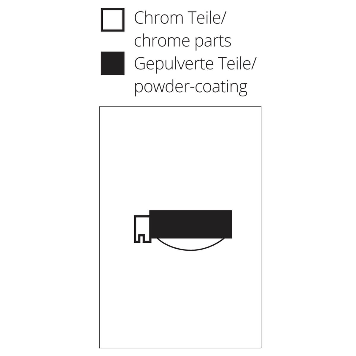 Top Light Puk Mini Fix LED Klemmleuchte, Oberflächenbeschaffenheit der Bicolor-Versionen