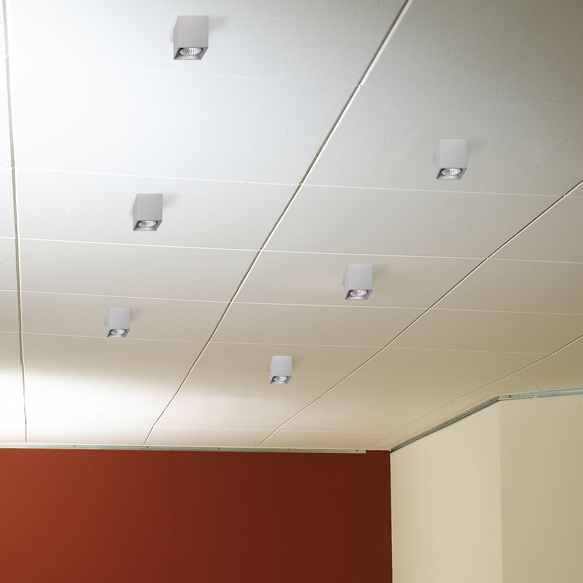 Milan Dau Spot Deckenstrahler, Aluminium gebürstet