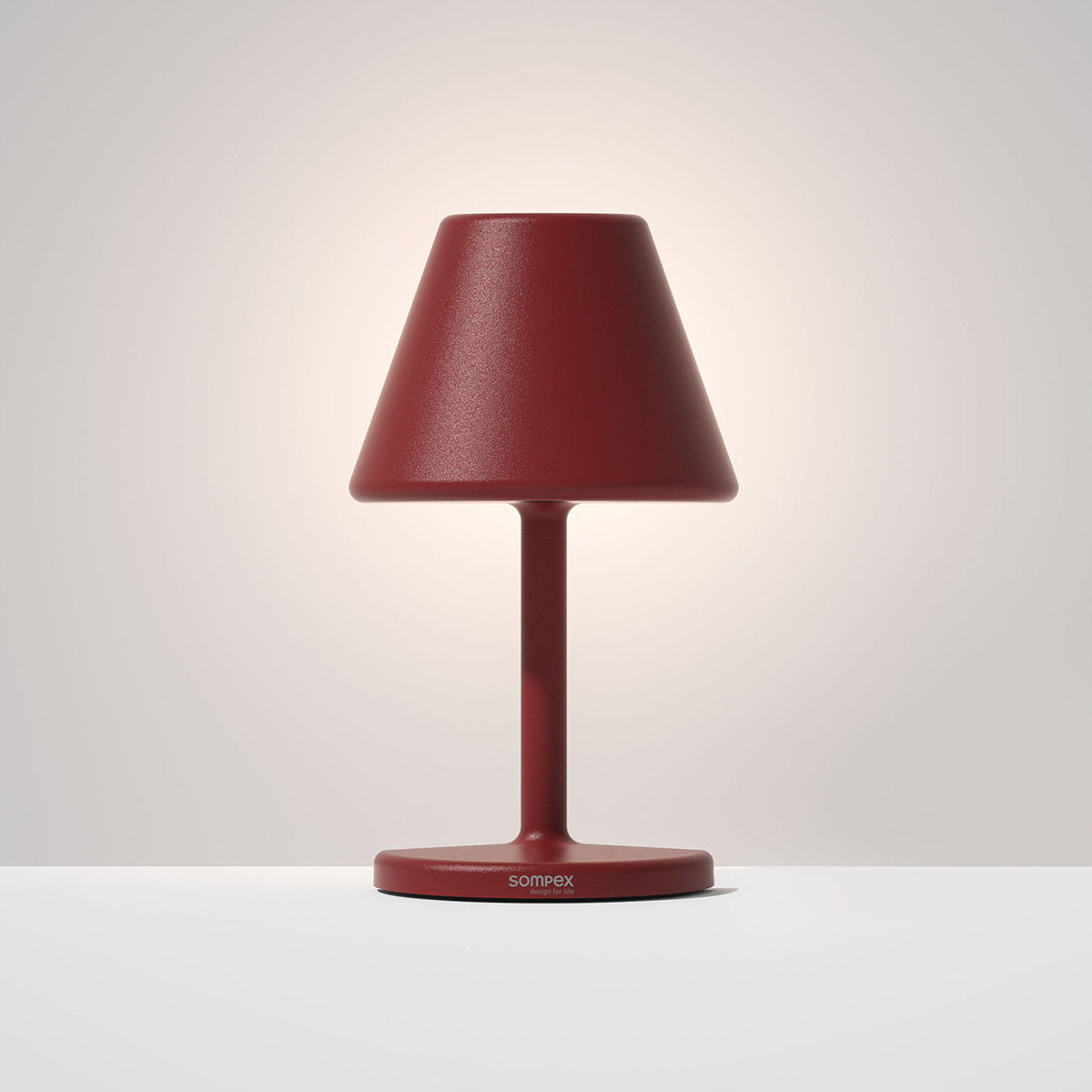 Sompex Twin LED Akkuleuchte, rot