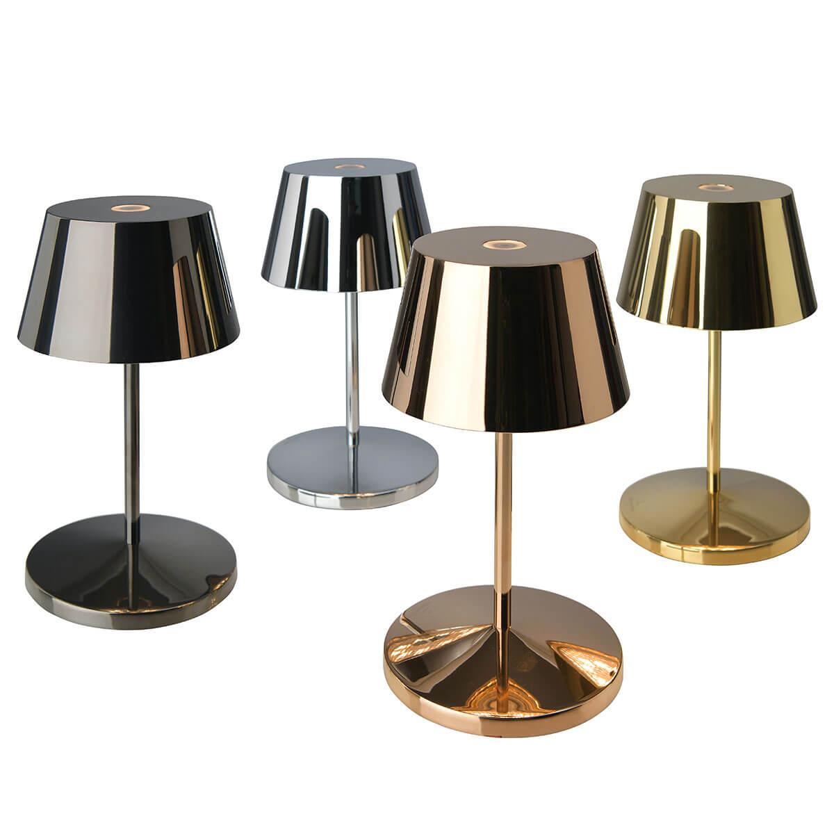 Villeroy & Boch Seoul RC LED Akkuleuchte, Metallic Farben