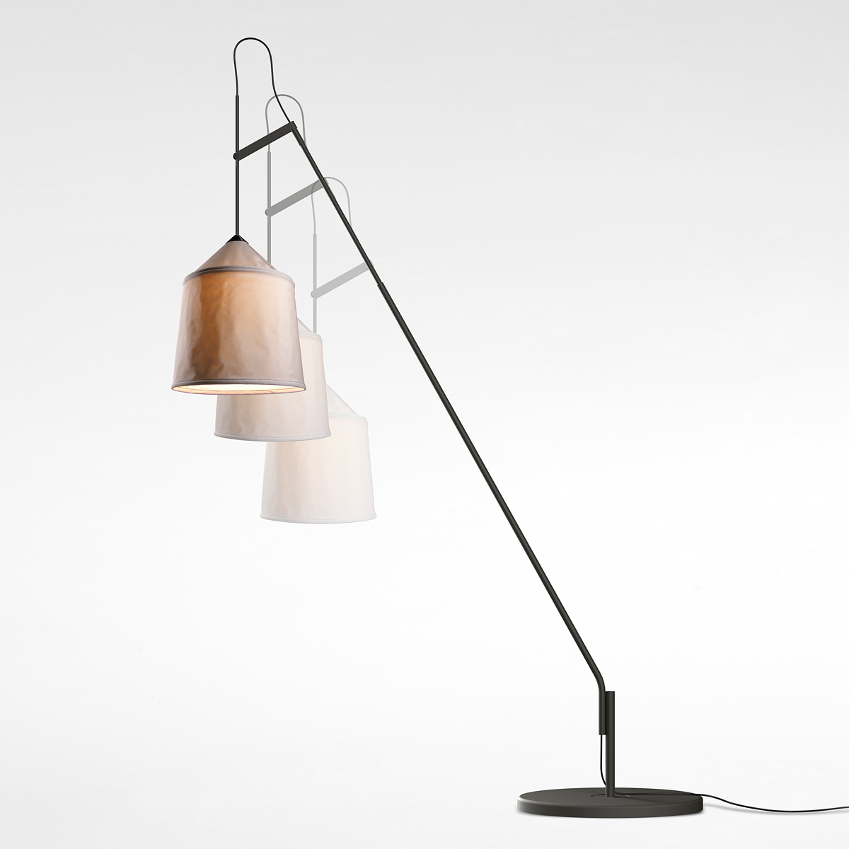 Marset Jaima P307+54 IP65 LED Stehleuchte, mit Sockel, Schirm: beige