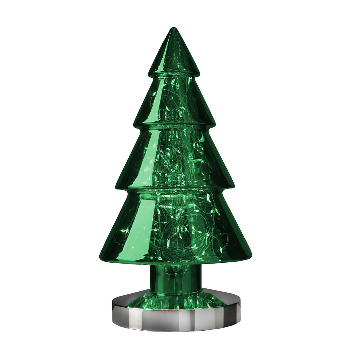 Sompex Winterlight LED Dekoleuchte, Höhe: 34 cm, grün (eingeschaltet)