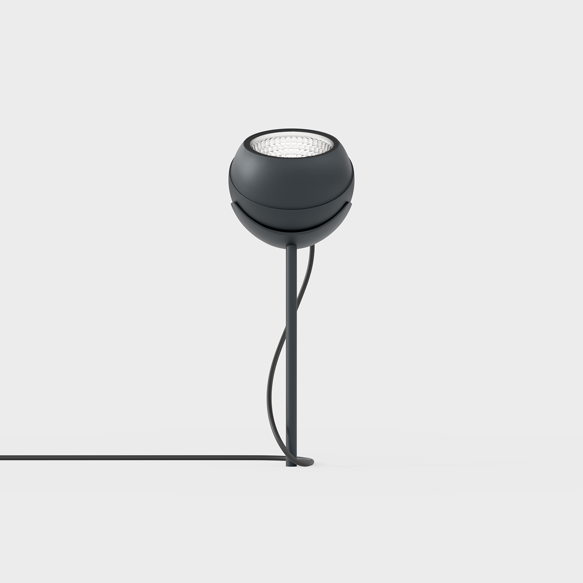 IP44.DE Shot LED Bodenleuchte mit Tee-Erdspieß, 4 W, anthracite (anthrazit)