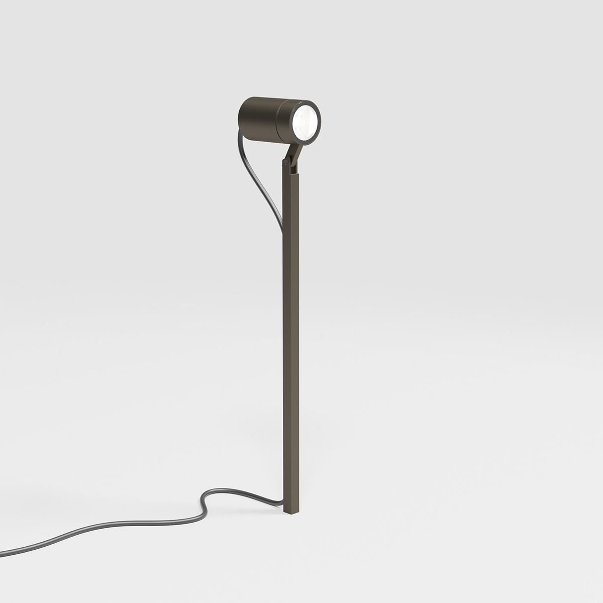 IP44.DE Piek 50 LED Spießstrahler, cool brown (braun)