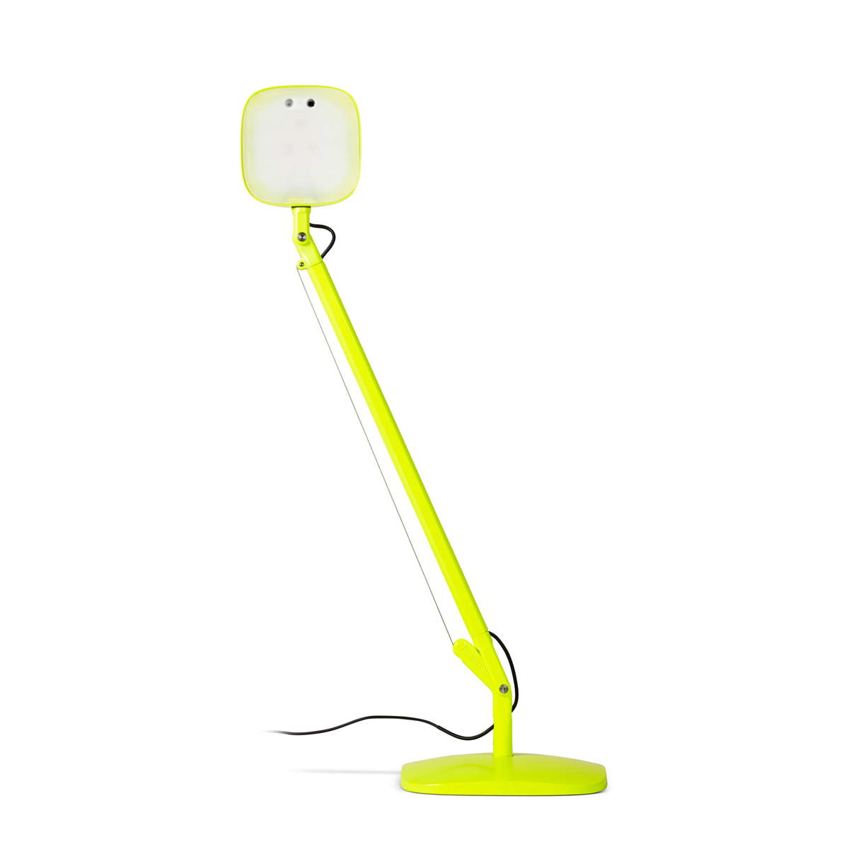 Fontana Arte Demi Volée LED Tischleuchte, neongelb