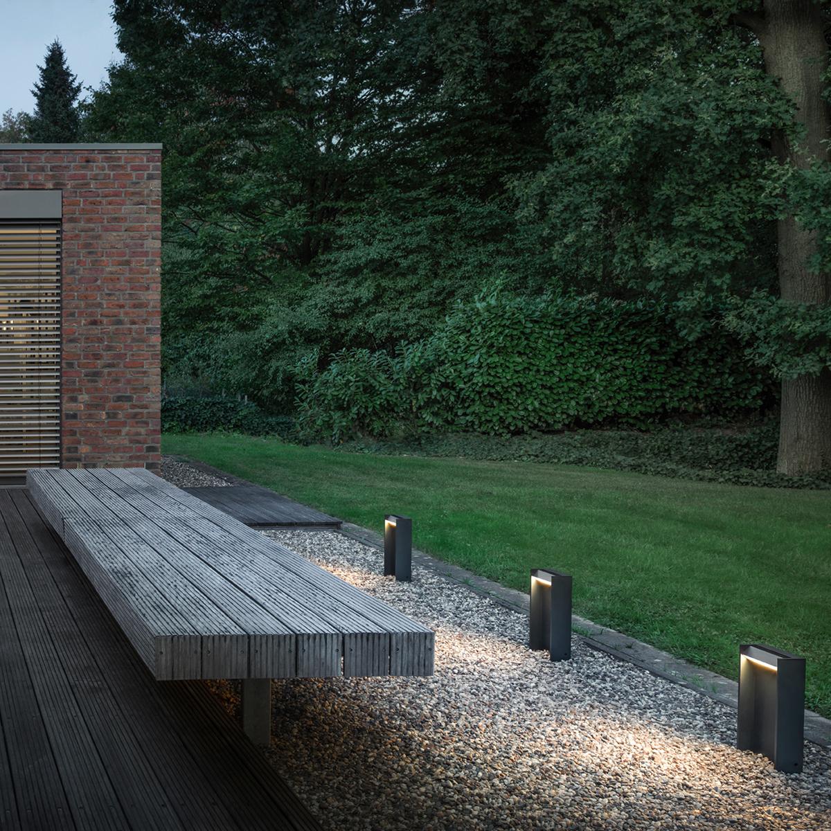 IP44.DE Slat 40 LED Pollerleuchte, anthracite (anthrazit)