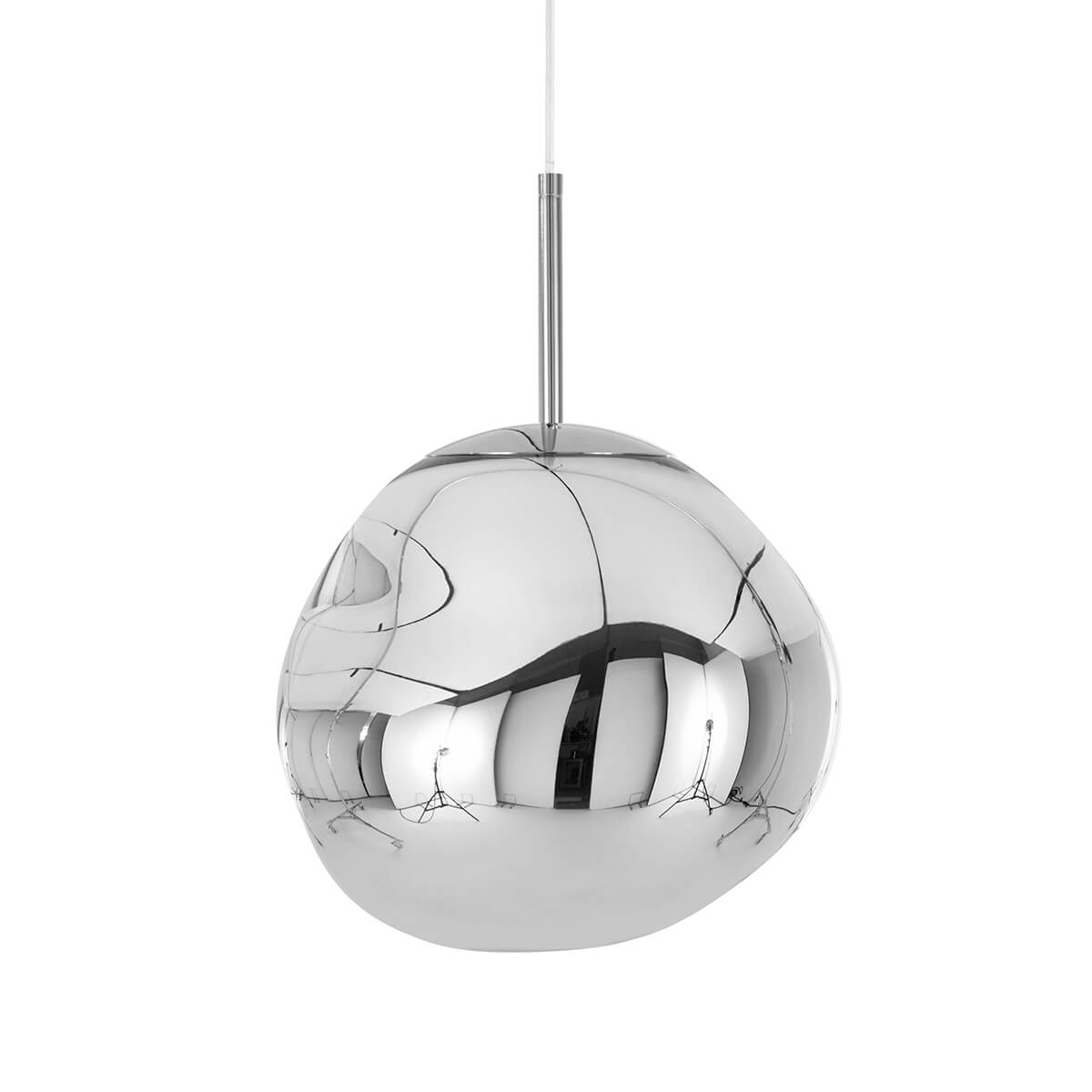 Tom Dixon Melt Mini LED Pendelleuchte, Silber (ausgeschaltet)
