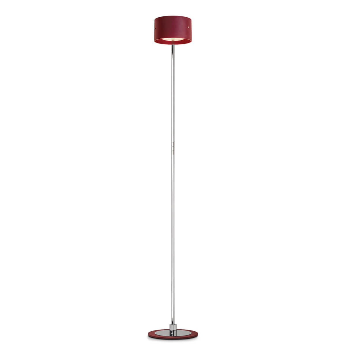 Oligo Trofeo LED Stehleuchte, Tunable White, rot matt