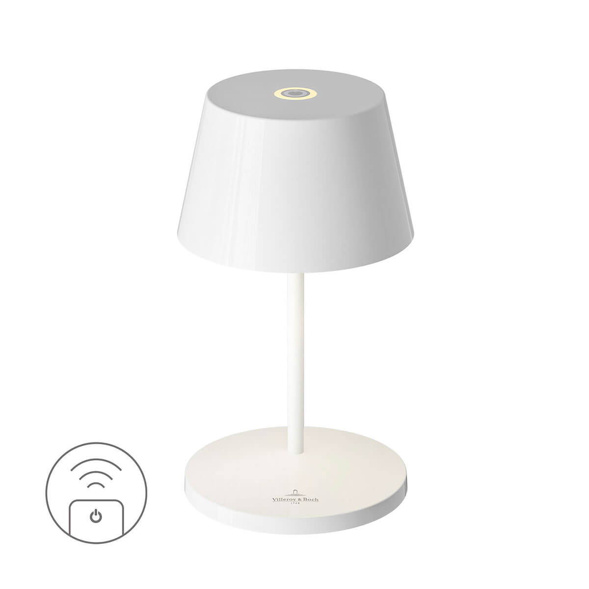 Villeroy & Boch Seoul RC LED Akkuleuchte, weiß-keramik
