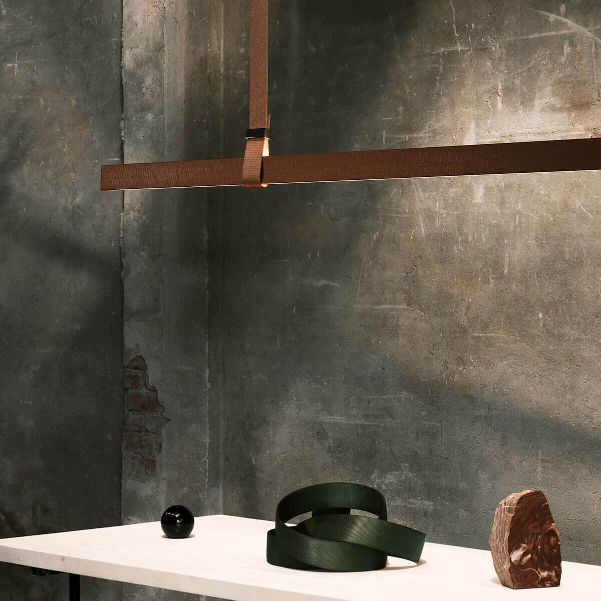 Belt Fabric LED pendant light