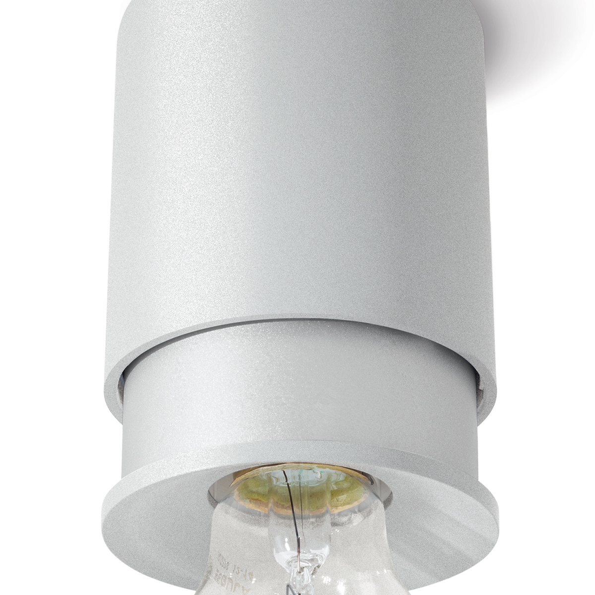 Twister Lighting Twister Classic Wand- / Deckenleuchte, Silber (Leuchtmittel nicht inbegriffen)