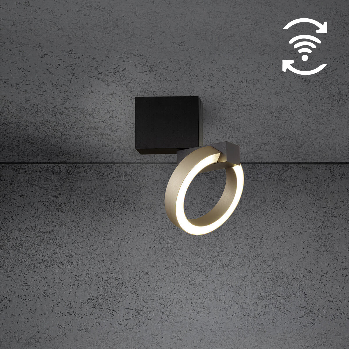 schwarz / taupe eloxal