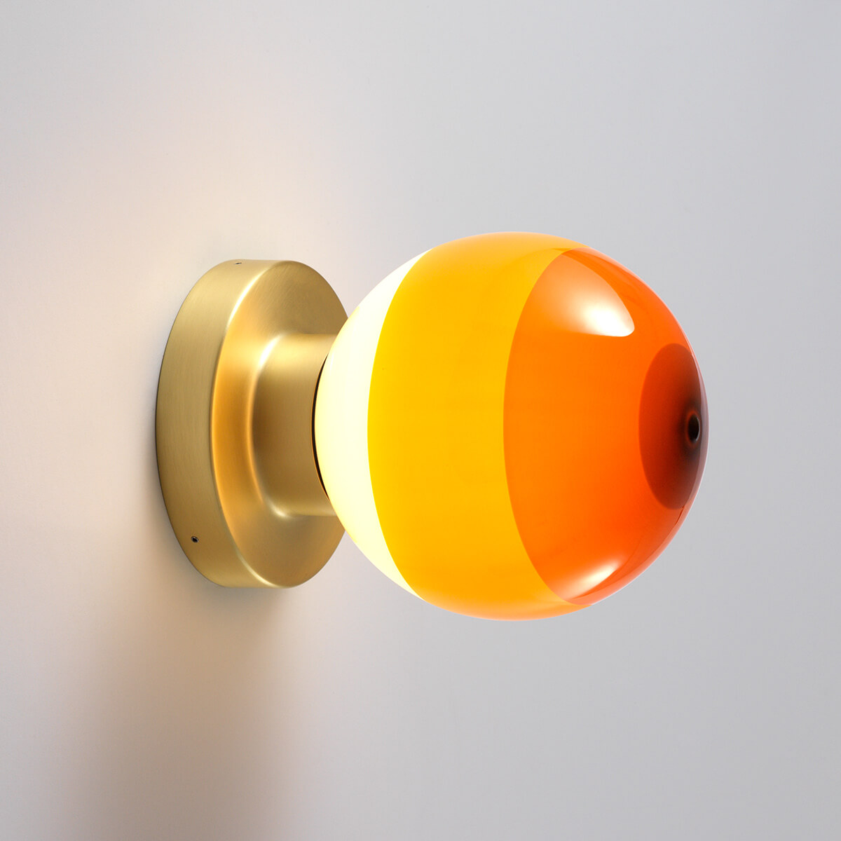 Marset Dipping Light A2-13 LED Wand- / Deckenleuchte, Schirm: amber