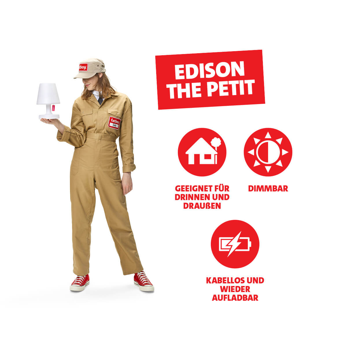 Edison the Petit LED Akkuleuchte