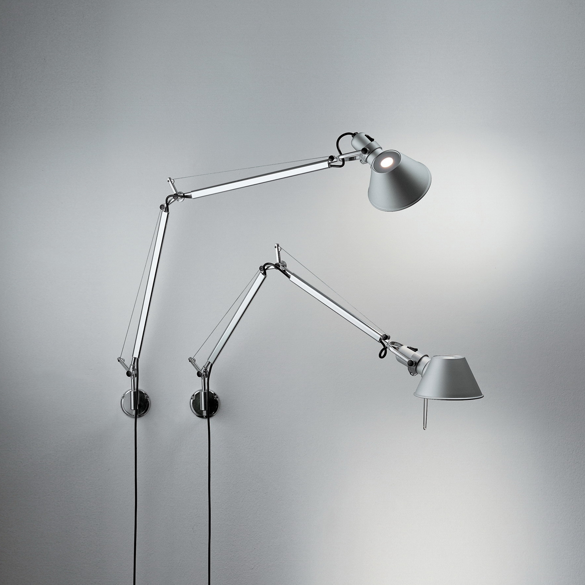 Artemide Tolomeo Mini Parete und Artemide Tolomeo Micro Parete, Aluminium