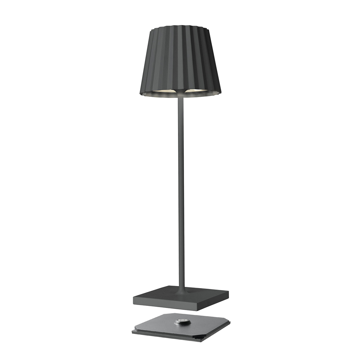 Sompex Troll 2.0 LED Akkuleuchte, anthrazit (Ladestation inbegriffen)