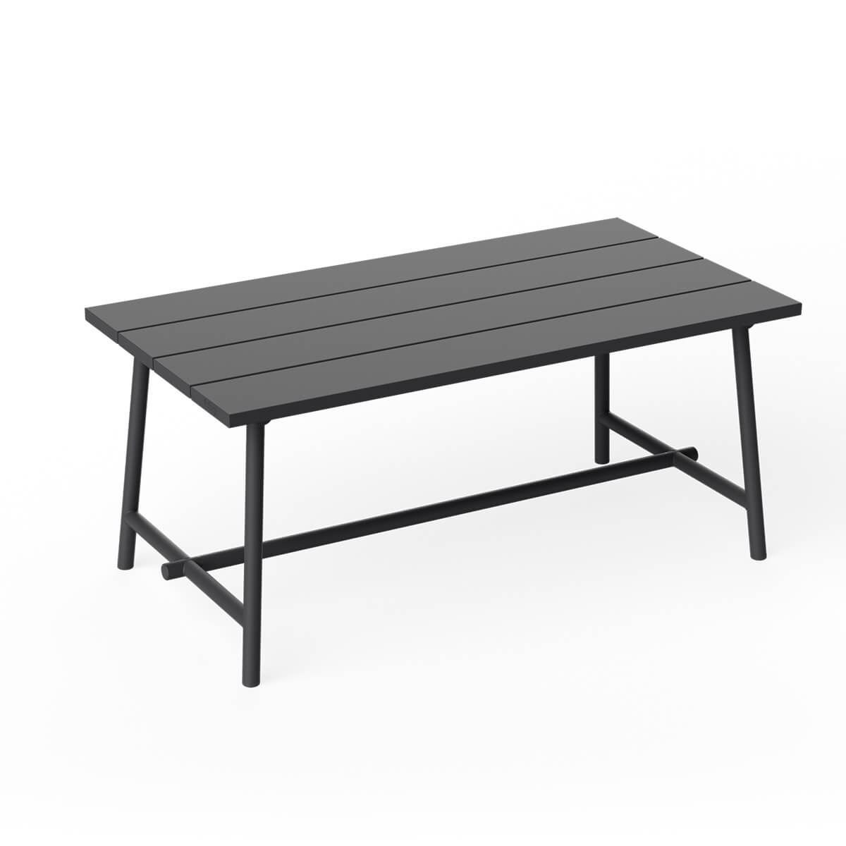 Fatboy Schwarz - Rechteckiger Tisch Fred's - Aluminium - Image 2