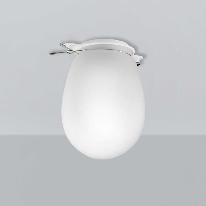 Milan Baño Deckenleuchte, Ø: 14 cm, mattweiß