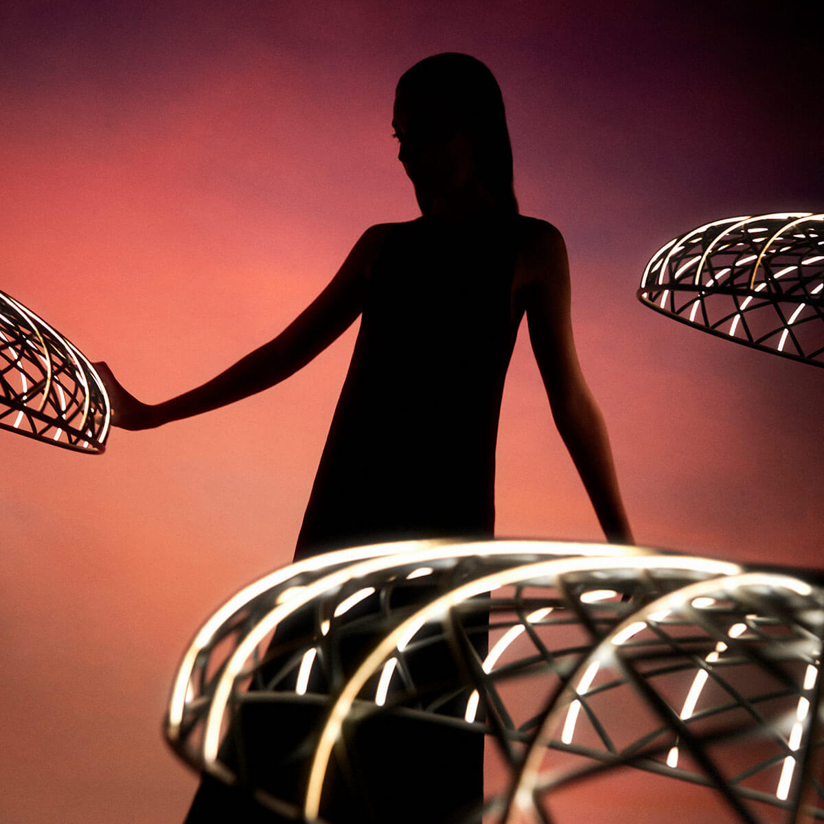 Flos Skynest LED Pendelleuchte, anthrazit (©Alessandro Oliva)