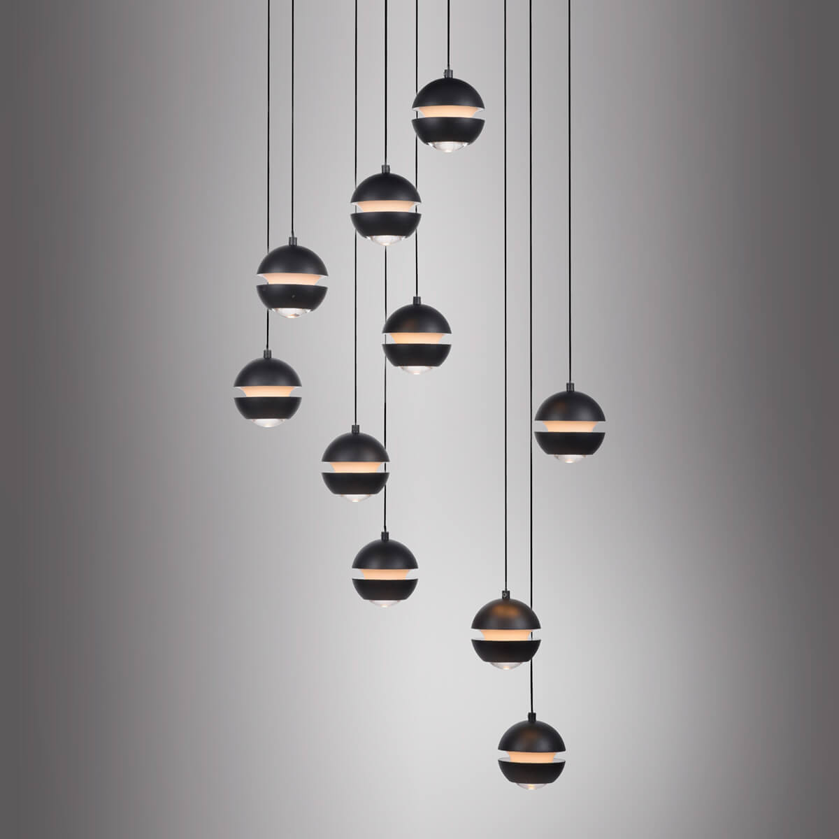 Lini LED Pendelleuchte, 10-flg.