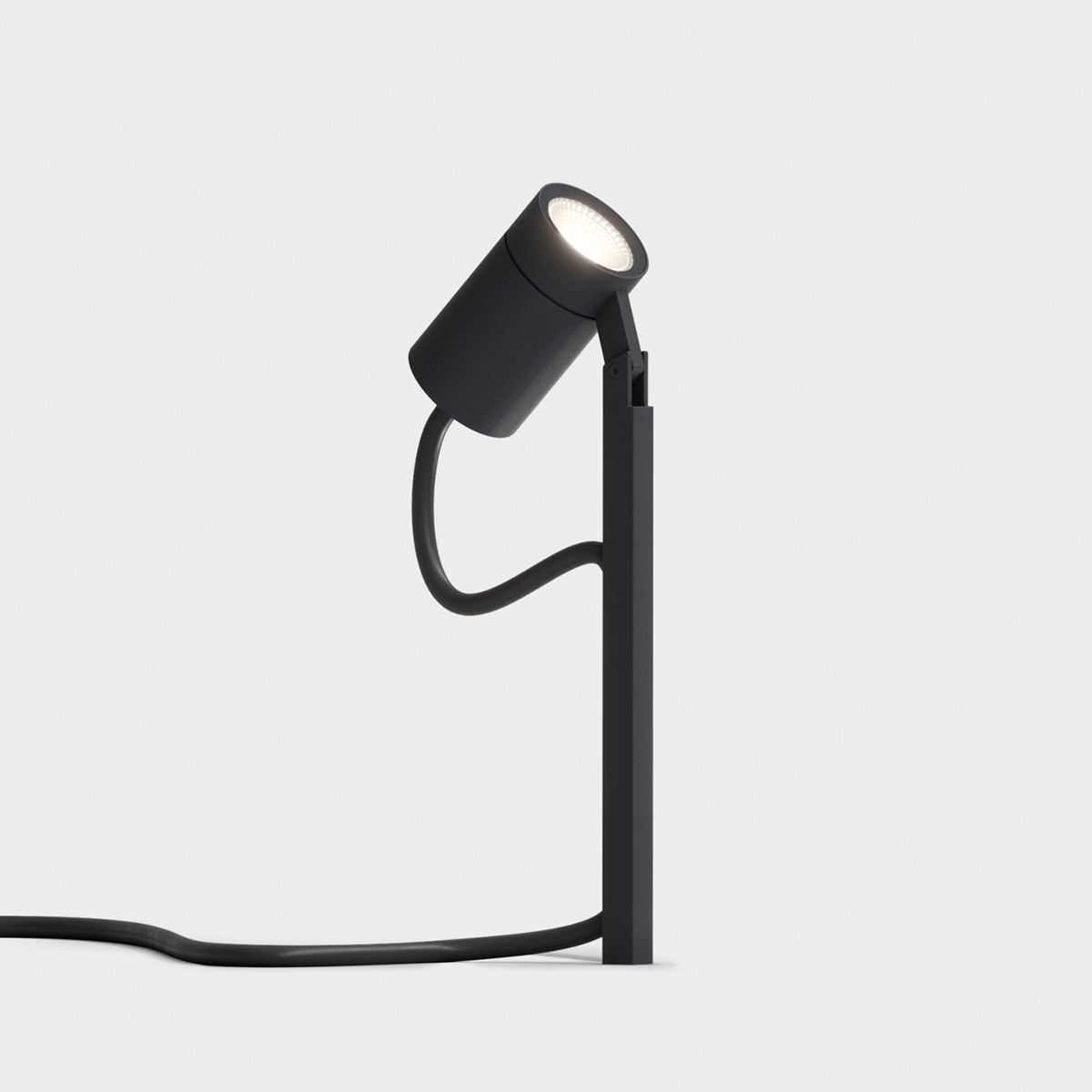 IP44.DE Piek Spot 50 LED Spießstrahler Connect (für unbefestigte Beet- und Grünanlagen), deep black (schwarz)