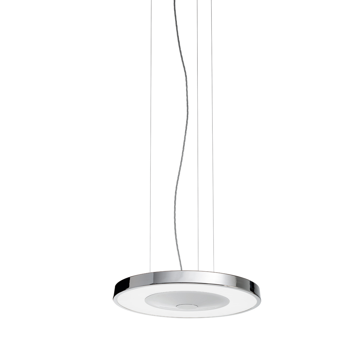 Belux Disk-30 LED Pendelleuchte, Chrom