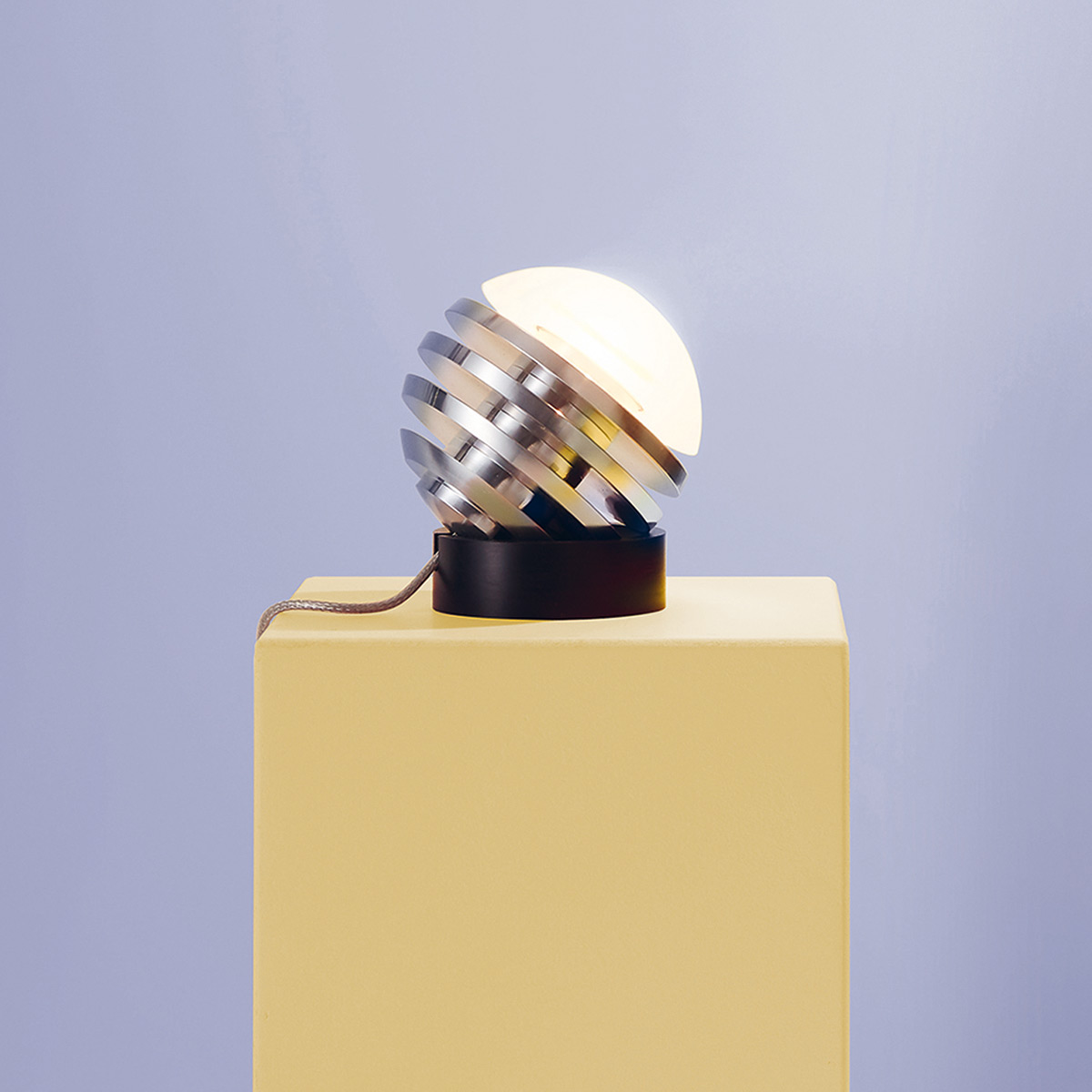 Tecnolumen Bulo Micro LED Tischleuchte, Aluminium pur matt  Bulo Micro LED Tischleuchte