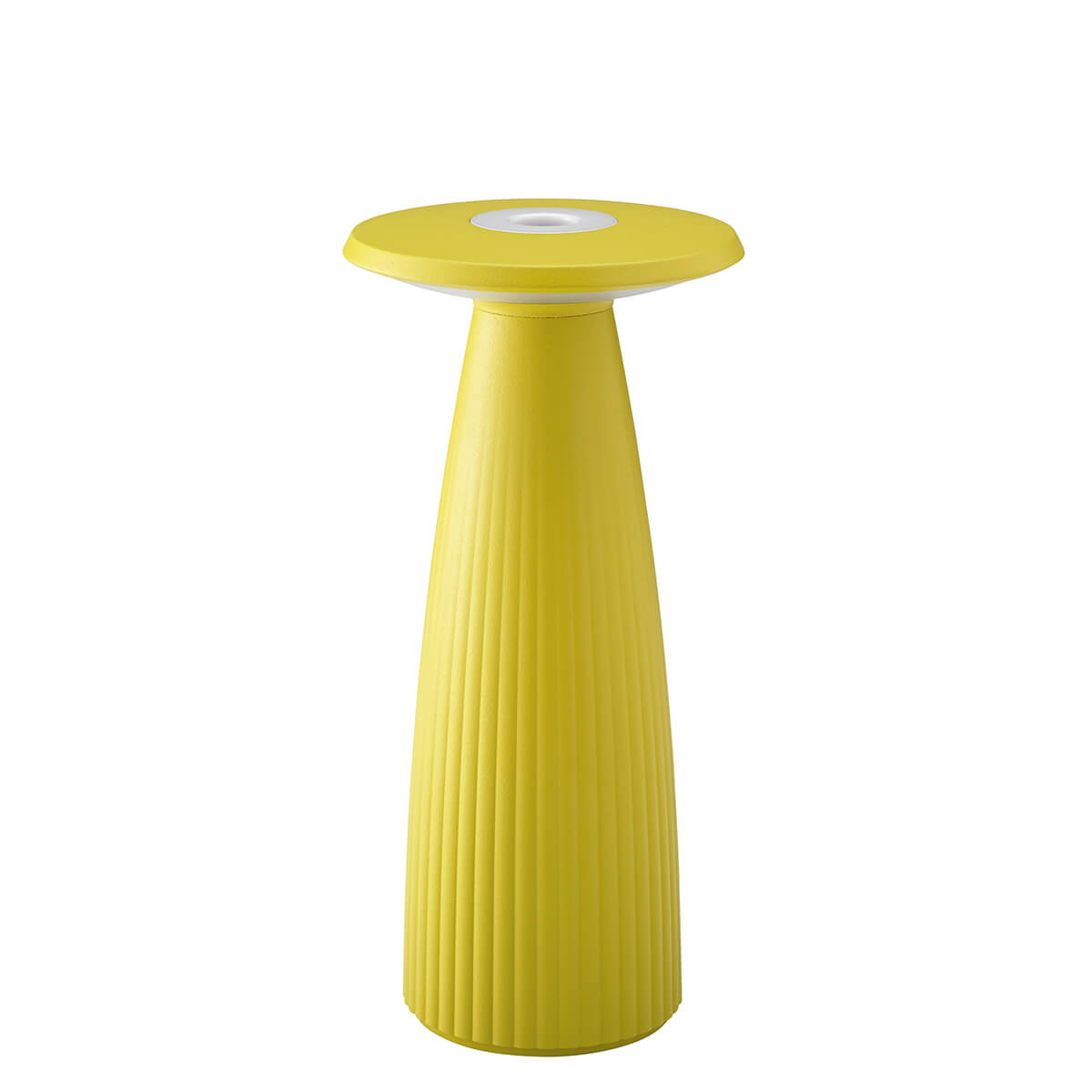 Sigor Nuflair LED Akkuleuchte & Vase, sonnengelb