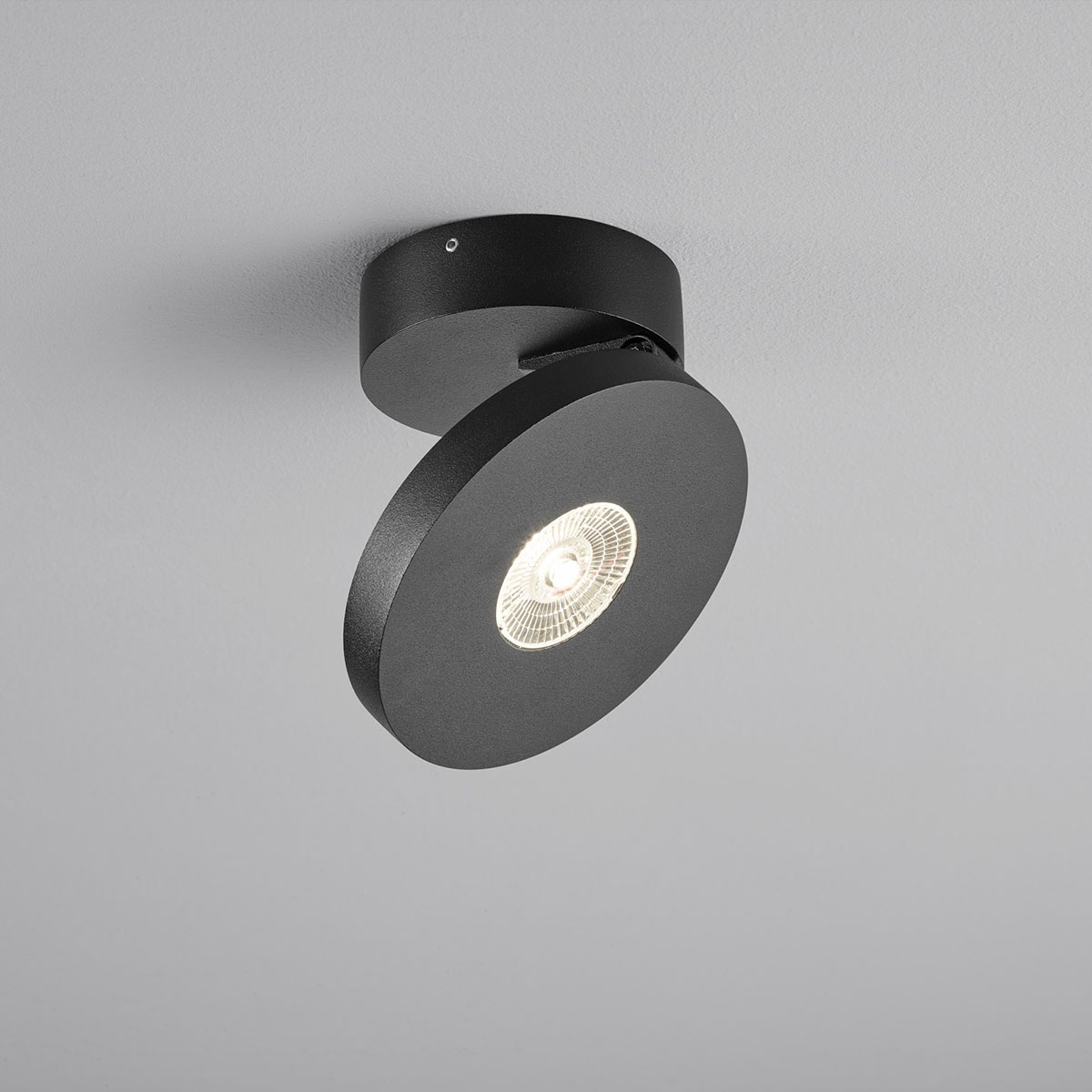 Helestra Goto LED Deckenleuchte, schwarz matt