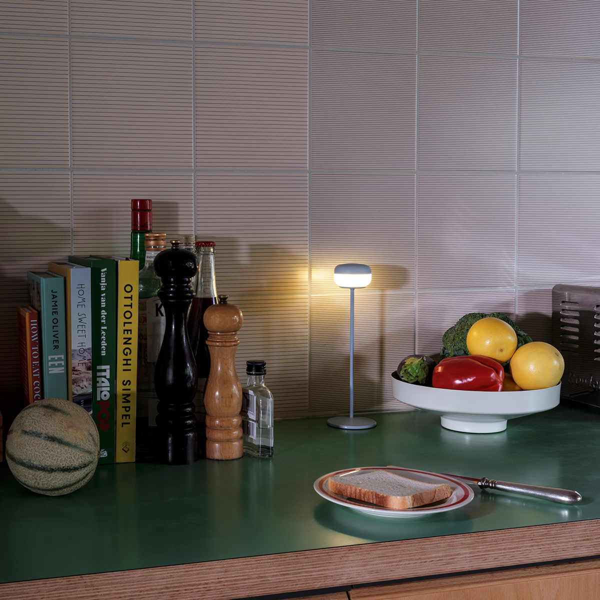 Fatboy Cheerio LED Akkuleuchte, Jet blue glänzend (hellblau)