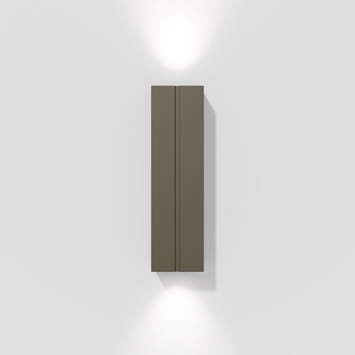IP44.DE Cut LED Außenwandleuchte, cool brown (braun)
