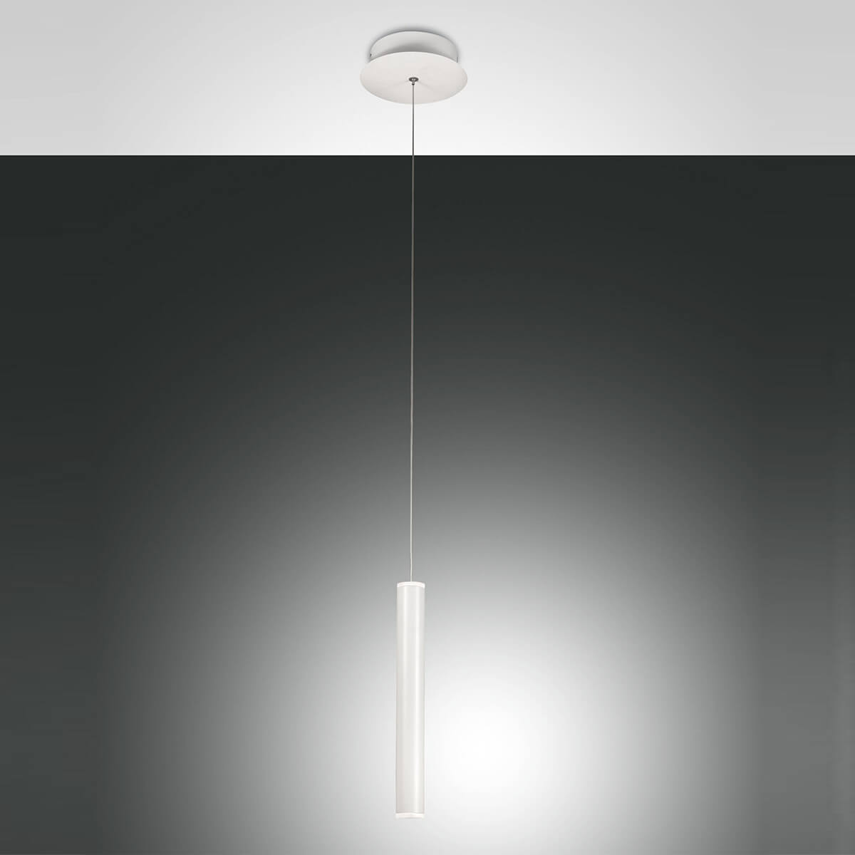 Fabas Luce Prado LED Pendelleuchte, 1-flg., weiß
