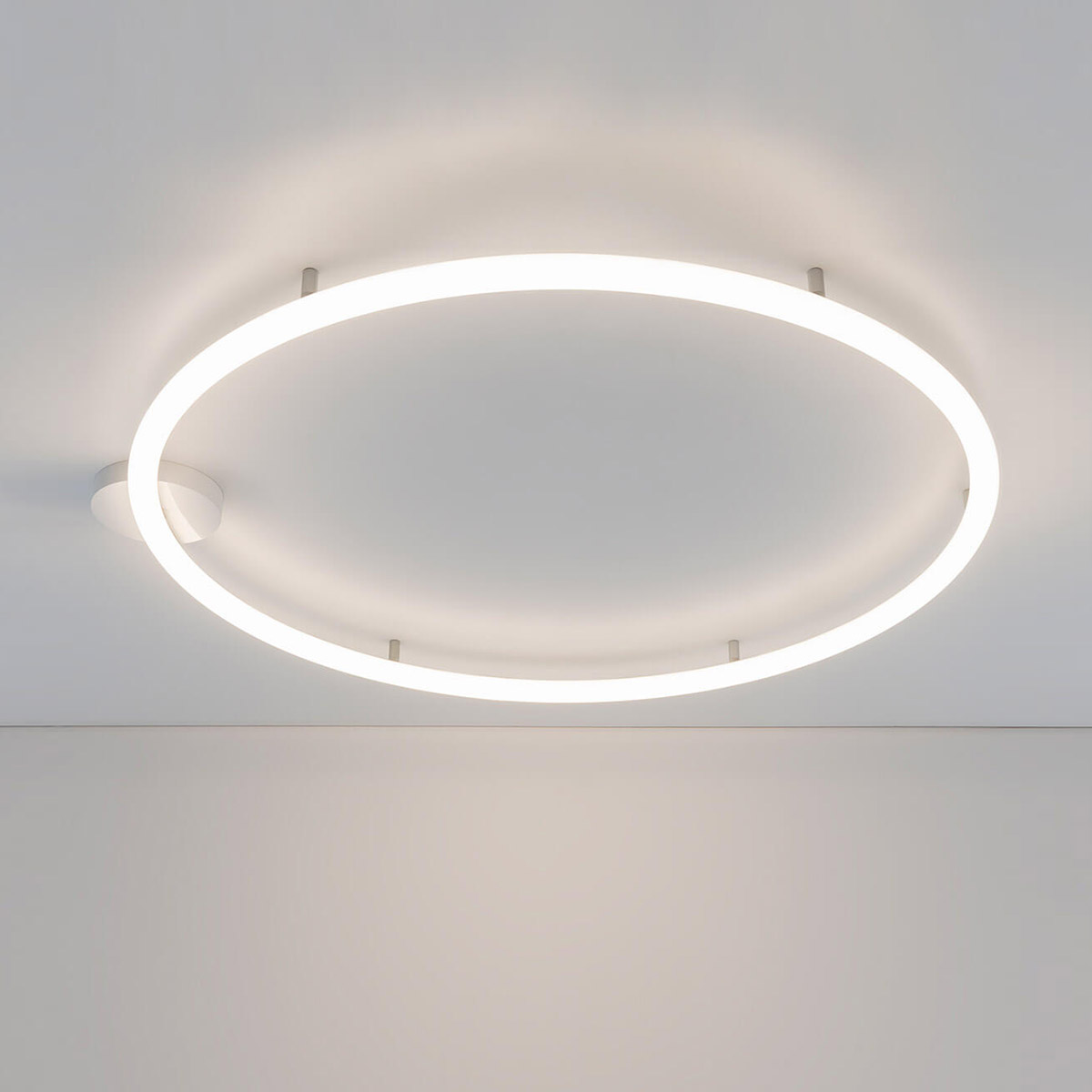 Artemide Design Alphabet of Light Circular LED Parete / Soffitto, App-kompatibel, Ø: 90 cm, weiß