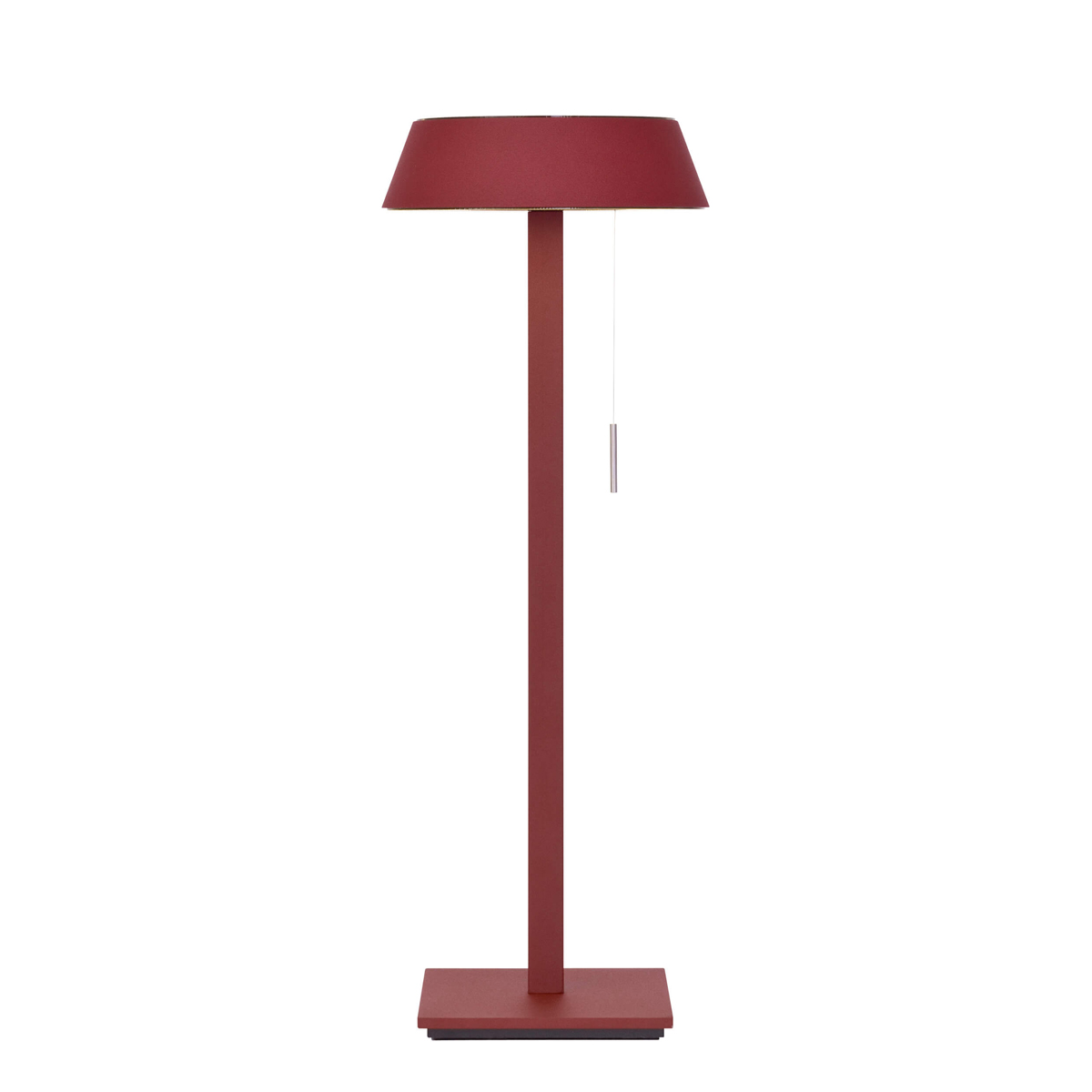 Oligo Glance LED Tischleuchte, gerade, rot matt