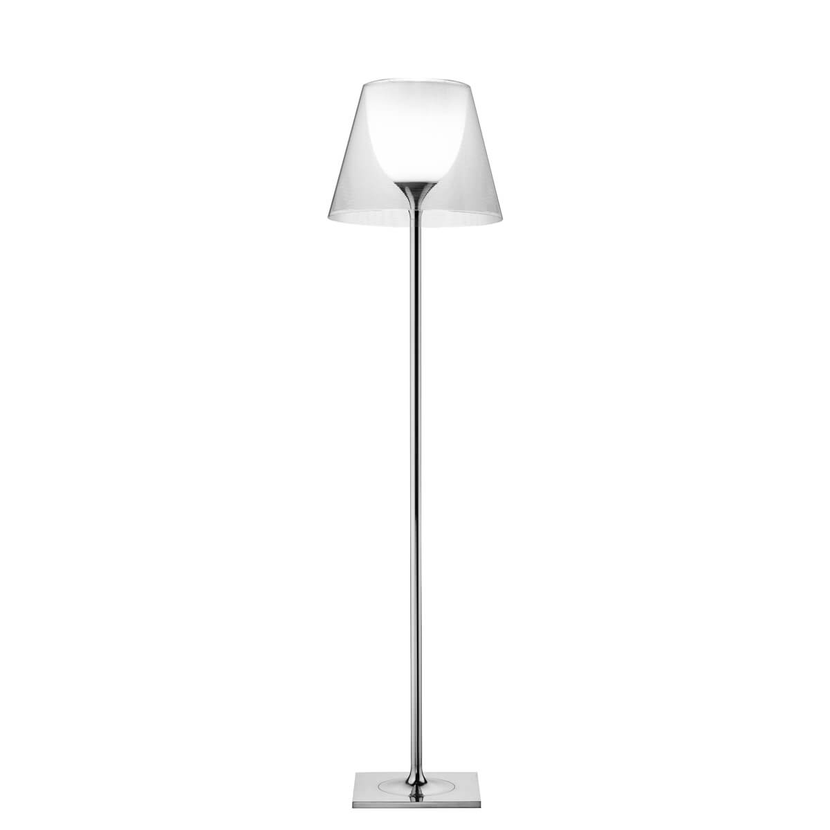 Flos KTribe F Stehleuchte, F2, Höhe: 162 cm, transparent (eingeschaltet)