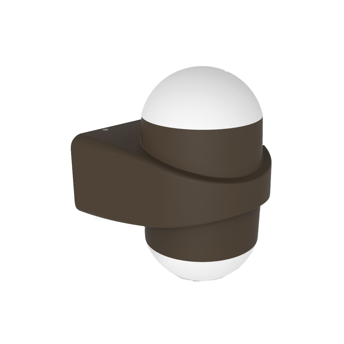 Mobilux Globe LED Wandleuchte, 2-flg., dunkelgrau