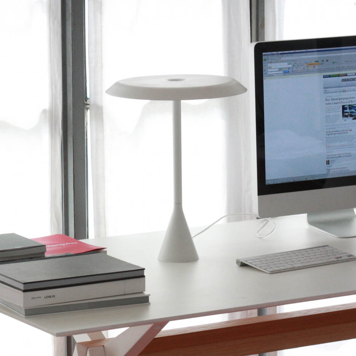 Nemo Panama LED Tavolo, weiß