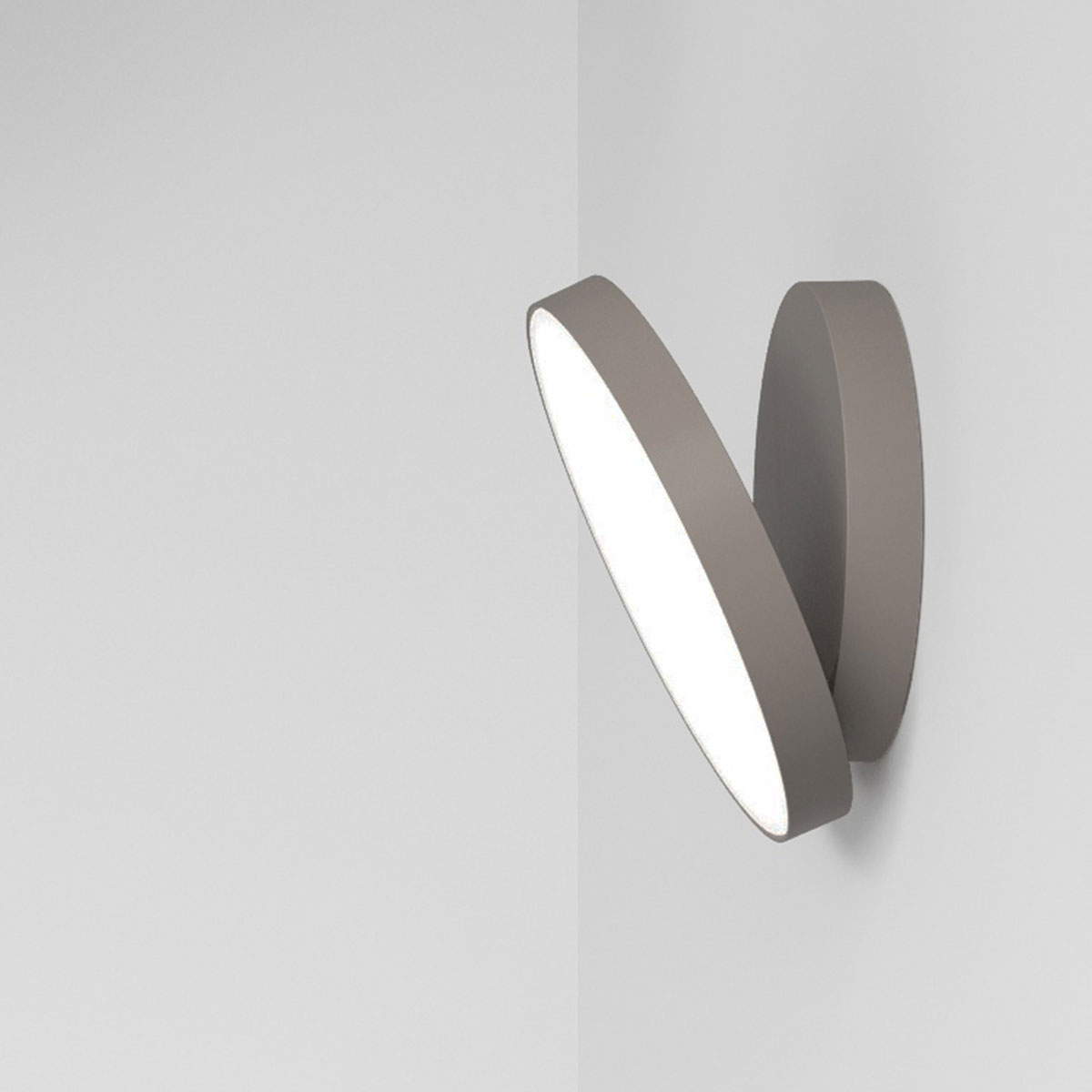 Rotaliana Venere W1 LED Wand- / Deckenleuchte, Taubengrau