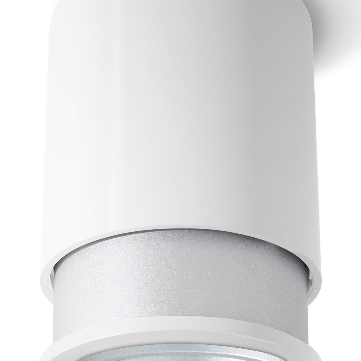 Twister Lighting Twister Living Spot Deckenleuchte, weiß-silbern (Leuchtmittel nicht inbegriffen)