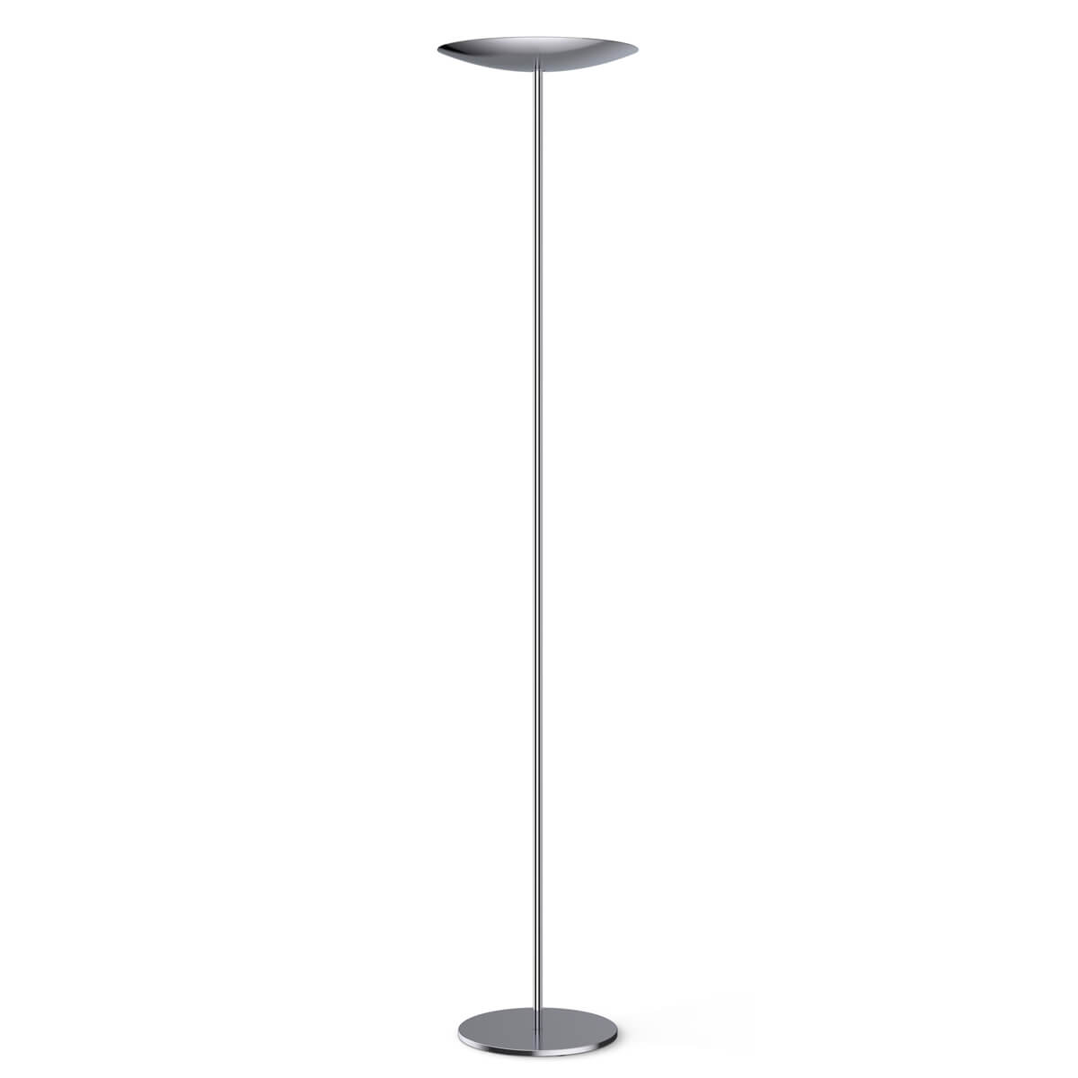 Belux Classic LED Stehleuchte, 3000 K, Chrom