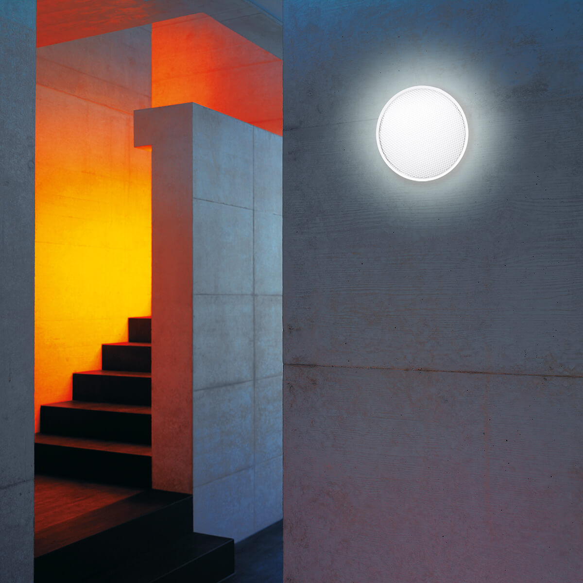 Belux O-Lite LED Wand- / Deckenleuchte, Acrylglas