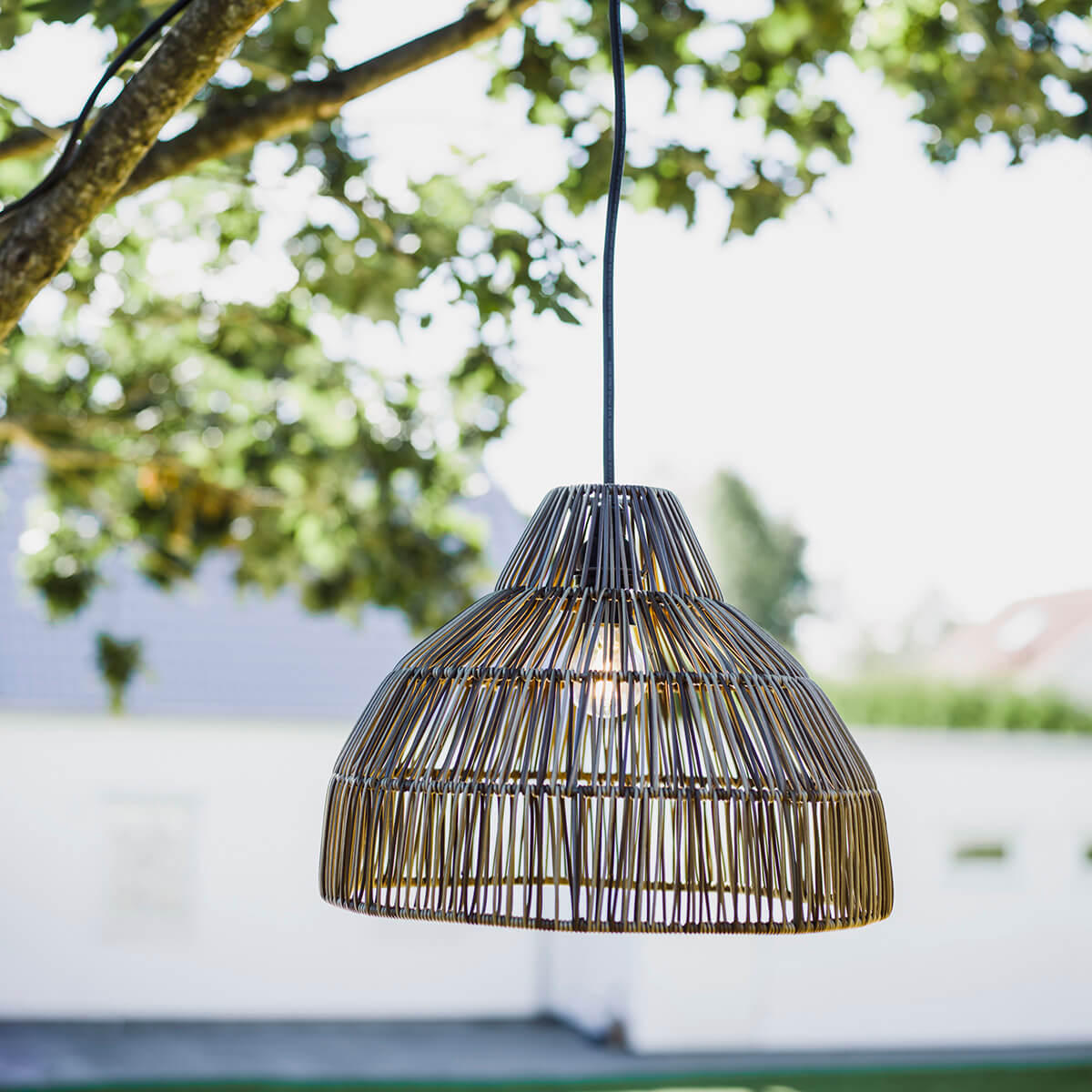 PR Home Bao Outdoor Pendelleuchte, grau