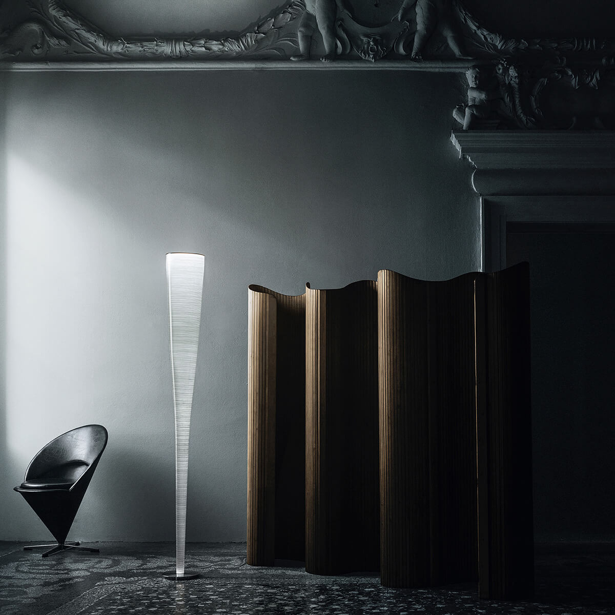 Foscarini Mite LED Terra, nero (schwarz)
