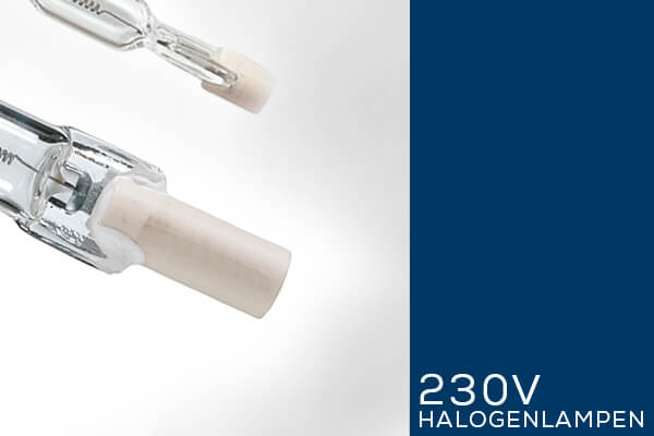Kategoriebanner Leuchtmittel Halogenlampen 230V Kategoriebanner Leuchtmittel Halogenlampen 230V