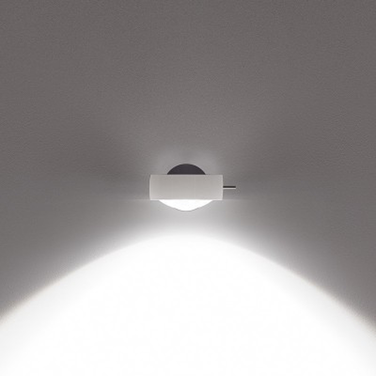 Occhio Sento C LED verticale up Wandleuchte mit Glas matt satiniert