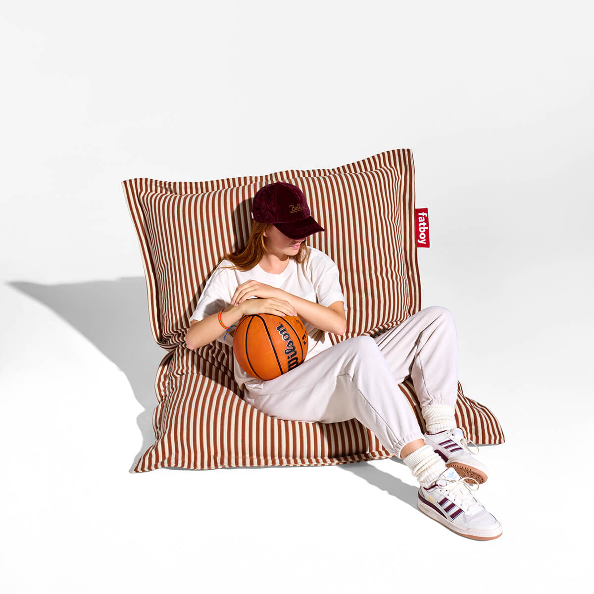 Fatboy Original Slim Terry Sitzsack, Cognac creme