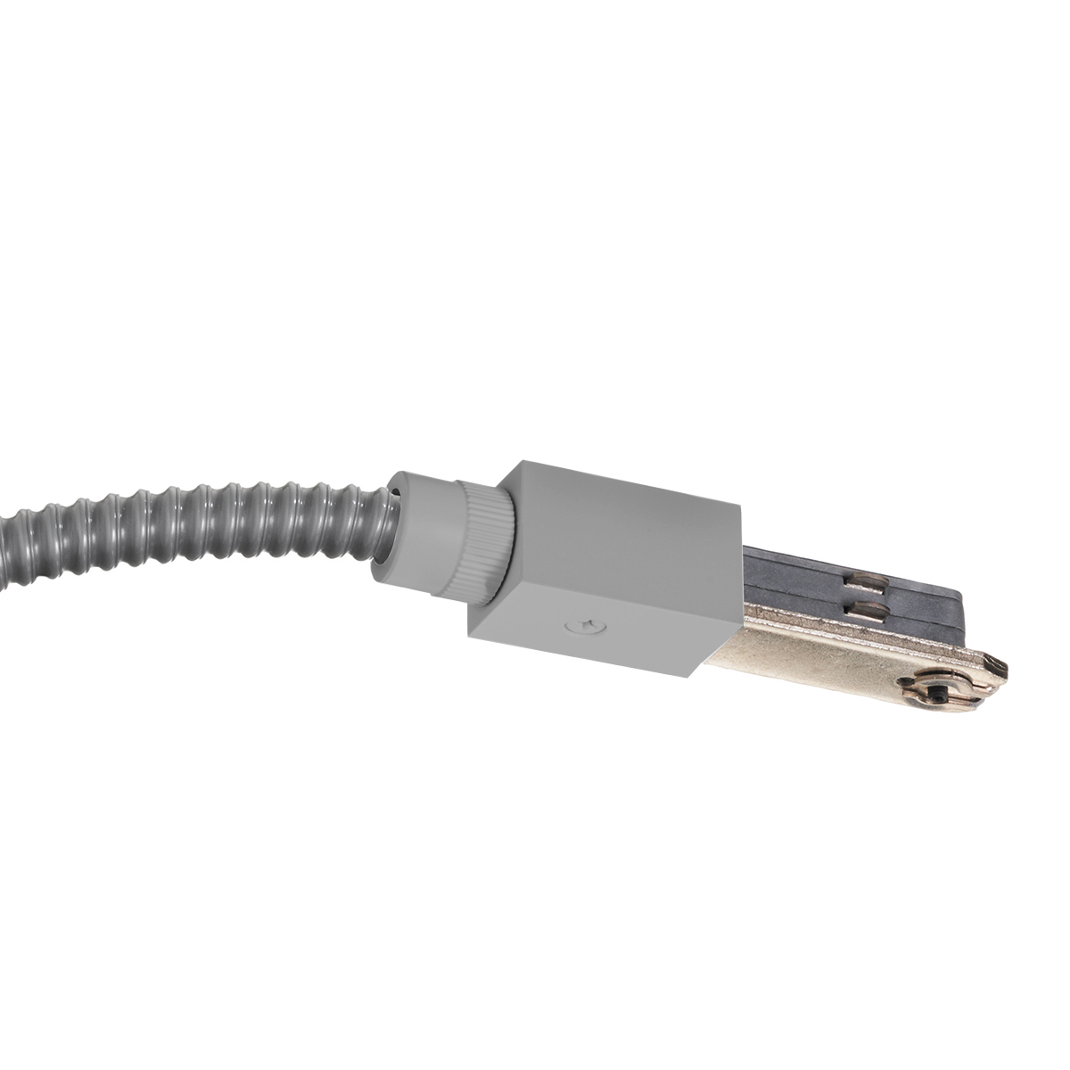 Bruck Duolare 230 V End Einspeisung ohne Anschlussdose, Chrom matt